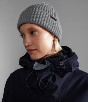 Шапка Napapijri Foli 3 Med Grey Mel