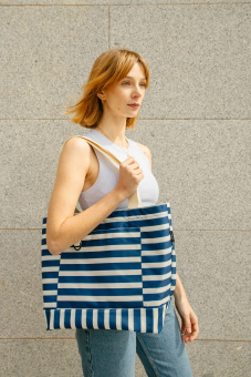 Сумка Lefrik Strata Reversible Marine Stripes