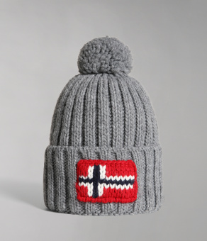 Шапка Napapijri Semiury 5 Med Grey Mel