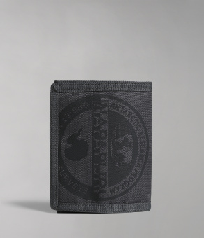 Кошелек Napapijri Happy Wallet 4 Dark Grey Solid