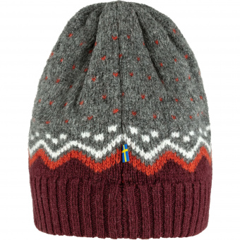 Шапка Fjallraven Ovik Knit Hat 356 (Dark Garnet)