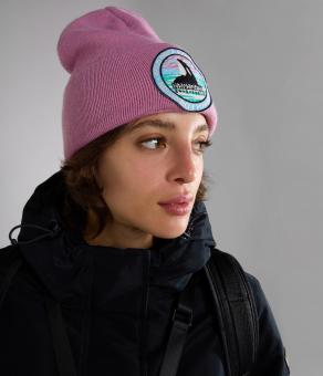 Шапка Napapijri F-Mountain 1 Pink Foxglo