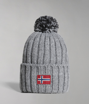 Шапка Napapijri Semiury Women 3 Med Grey Mel