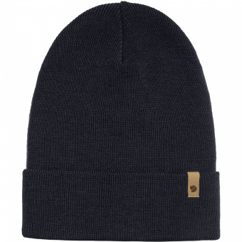 Шапка Fjallraven Classic Knit Hat 555 (Dark Navy)
