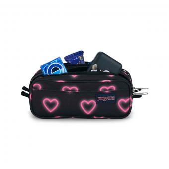 Пенал Jansport Large Accesssory Pouch Happy H Black