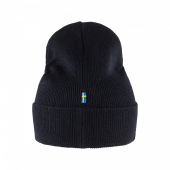 Шапка Fjallraven Classic Knit Hat 555 (Dark Navy)