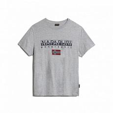 Футболка Napapijri S-Ayas Med Grey Mel