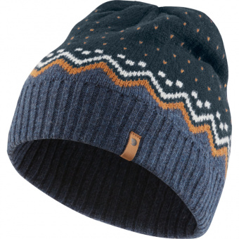 Шапка Fjallraven Ovik Knit Hat 555 (Dark Navy)