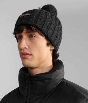 Шапка Napapijri Fea 2 Dark Grey Mel