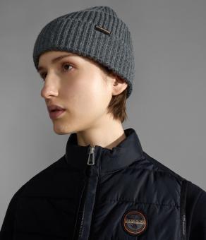 Шапка Napapijri Foli 3 Dark Grey Mel