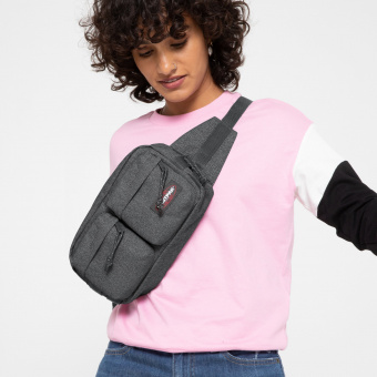 Сумка на пояс Eastpak Bumbag Double Black Denim