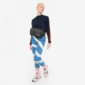 Сумка на пояс Eastpak Bumbag Double Black Denim