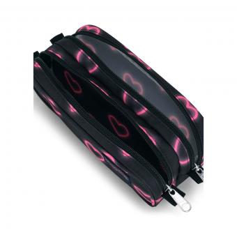 Пенал Jansport Large Accesssory Pouch Happy H Black