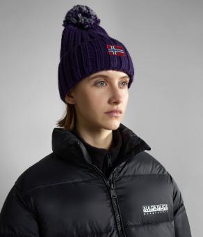 Шапка Napapijri Semiury Women 3 Violet Gothic