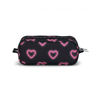 Пенал Jansport Large Accesssory Pouch Happy H Black