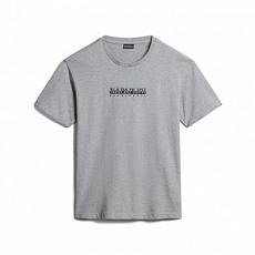 Футболка Napapijri S-Box SS 4 Med Grey Mel